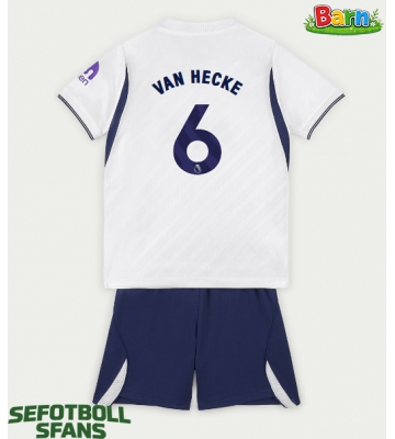 Tottenham Hotspur Jan Paul van Hecke #6 Hemmaställ Barn 2026-27 Kortärmad (+ Korta byxor)